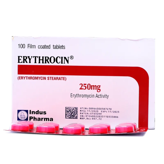 ERYTHROCIN 250MG TAB 