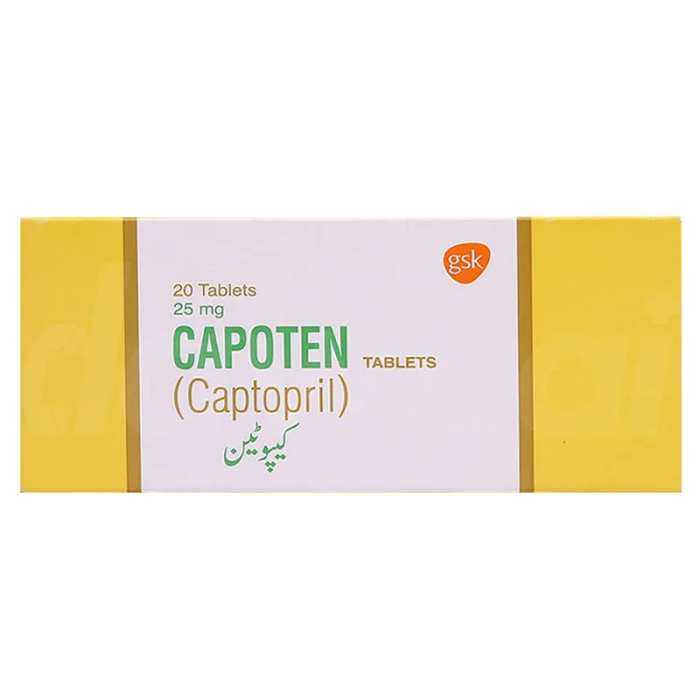 CAPOTEN 25MG TABLETS
