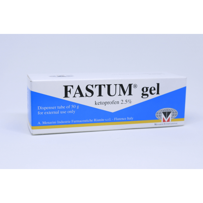 FASTUM GEL 50GM KETOPROFEN 2.