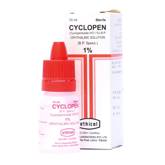 CYCLOPEN  1%  EYE DROPS